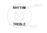 KD By AxLabs Plastic Toggle Ring - Rhythm / Treble - AxLabs